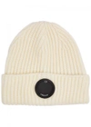 C.P. COMPANY CREAM WOOL BEANIE