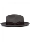 PAUL SMITH MAYFAIR GREY WOOL FEDORA