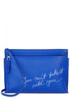 LOEWE CAN'T TAKE IT EMBROIDERED LEATHER POUCH