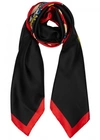 GIVENCHY IMPERIAL ROTTWEILER PRINTED SILK SCARF