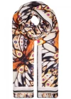 GIVENCHY CRAZY BUTTERFLY PRINTED SILK CHIFFON SCARF