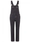 FREE PEOPLE THE BOYFRIEND CHARCOAL DUNGAREES