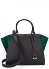 FENDI 3JOURS SUEDE AND LEATHER TOTE