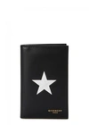 GIVENCHY BLACK STAR LEATHER WALLET