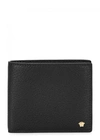 VERSACE BLACK GRAINED LEATHER WALLET