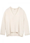 FREE PEOPLE TAKE OVER ME COTTON BLEND JUMPER