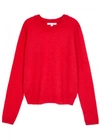 ELIZABETH AND JAMES ELIZABETH AND JAMES TOMBOY RED MOHAIR BLEND JUMPER