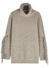 STELLA MCCARTNEY STONE CASHMERE BLEND JUMPER