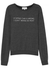 WILDFOX LET ME EAT CAKE FLEECE SWEATSHIRT