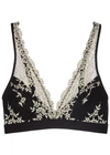 Wacoal Embrace Lace Convertible Plunge Soft Cup Wireless Bra In Black