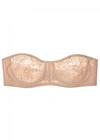 WACOAL HALO BLUSH UNDERWIRED STRAPLESS BRA,3099597