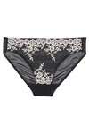 Wacoal Embrace Lace Hi Cut Embroidered Brief Underwear Lingerie 841191 In Black