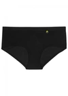 ELLE MACPHERSON BODY BLACK LASER-CUT BRIEFS