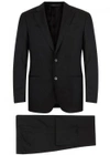 ARMANI COLLEZIONI G-line black wool suit
