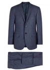 CORNELIANI DARK BLUE SUPER 150S WOOL BLEND SUIT