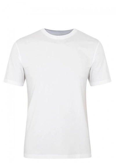 Derek Rose Basel White Stretch-jersey T-shirt