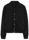 AMI ALEXANDRE MATTIUSSI BLACK JERSEY JACKET