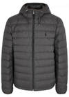 POLO RALPH LAUREN CHARCOAL QUILTED SHELL JACKET