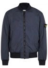 STONE ISLAND NAVY WIND-RESISTANT SHELL BOMBER JACKET