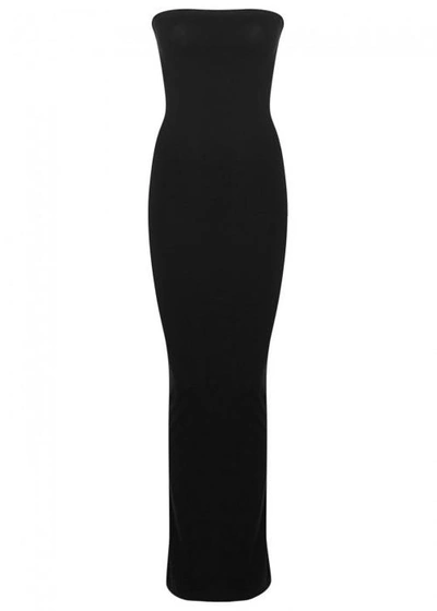 Wolford Fatal Cut Out Midi Dress In Black
