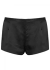 La Perla Silk Side-button Lounge Shorts In Black