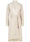 Ugg Duffield Ii Fleece-lined Cotton Jersey Robe In Beige