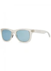 ITALIA INDEPENDENT FROSTED WAYFARER-STYLE SUNGLASSES
