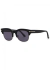 TOM FORD HARRY CLUBMASTER-STYLE SUNGLASSES,2590565