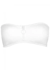 STELLA MCCARTNEY WHITE BANDEAU BIKINI TOP