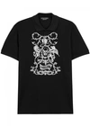 ALEXANDER MCQUEEN COAT OF ARMS EMBROIDERED POLO SHIRT