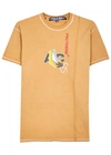 A-COLD-WALL* * APRICOT PRINTED COTTON T-SHIRT