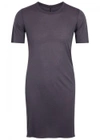 RICK OWENS PURPLE LONGLINE JERSEY T-SHIRT