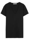 Rag & Bone Surplus Stretch Modal And Cotton-blend Jersey T-shirt In Black