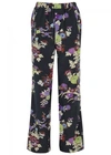 ISABEL MARANT ISLEY FLORAL-PRINT SILK TROUSERS