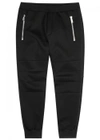 DSQUARED2 BLACK NEOPRENE JOGGING TROUSERS