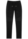 BALMAIN BLACK COTTON JOGGING TROUSERS