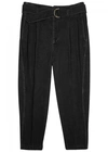 3.1 PHILLIP LIM BLACK CROPPED FADED JEANS