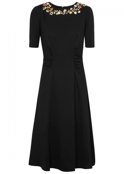 Altuzarra Sylvia Black Embellished Silk Blend Dress