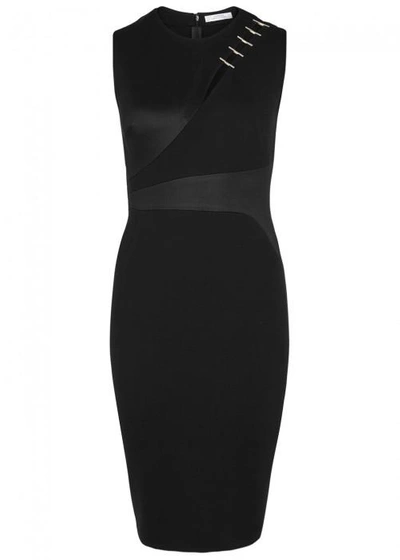 Versace Black Cut-out Jersey Dress