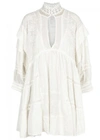 FREE PEOPLE HEART BREAKER EMBROIDERED MINI DRESS