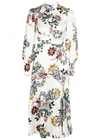 ERDEM ORLENA FLORAL-PRINT SILK MIDI DRESS