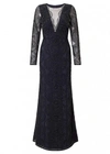 AIDAN MATTOX BEADED EVENING DRESS