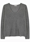 AMERICAN VINTAGE BLOSSOM DARK GREY WOOL BLEND TOP