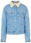 ISABEL MARANT ÉTOILE CASSEY EMBROIDERED DENIM JACKET