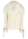 MONSE IVORY SHEARLING JACKET