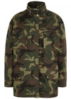 ALICE AND OLIVIA RUSSO CAMOUFLAGE-PRINT TWILL JACKET