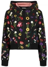 ALICE AND OLIVIA LONNIE EMBROIDERED SILK BOMBER JACKET