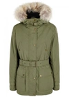 BELSTAFF FAIRLEAD FUR-TRIMMED SHELL PARKA