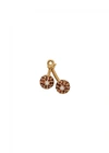 MARC JACOBS CHERRY CRYSTAL-EMBELLISHED EARRING