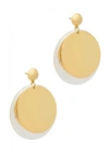 ELIZABETH AND JAMES ELIZABETH AND JAMES GOLDIE 23CT GOLD-PLATED EARRINGS